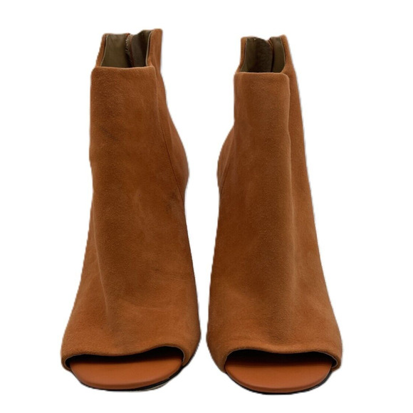 Calvin Klein Lulah Open Toe Bootie Style Zipper 4" Clear Block Heels 34E5331 - Picture 2 of 16